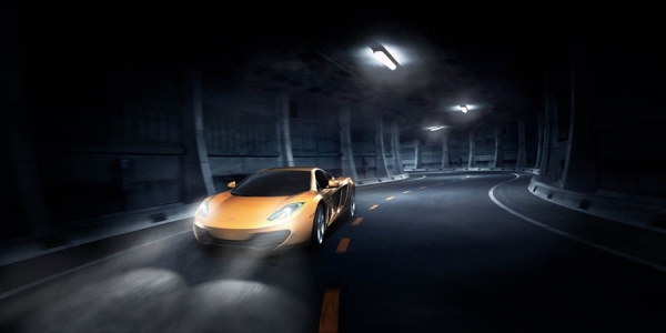 Photograph Philip Rostron Maclaren In Tunnel on One Eyeland